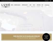 Tablet Screenshot of luxe-wholesale.com